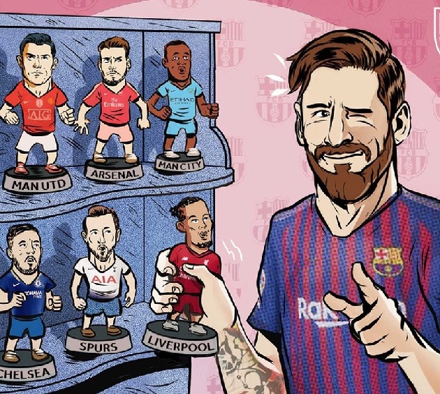 Góc biếm họa: Lionel Messi - Ông hoàng sau đêm Camp Nou huyền ảo - Bóng Đá