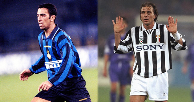 'Conte is a symbol of Juventus, it is strange to see him at Inter' - Djorkaeff - Bóng Đá