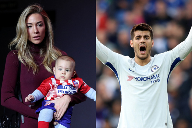 Alvaro Morata and stunning wife put on brave faces on trip out with twins as couple plan to move house after horrifying raid - Bóng Đá