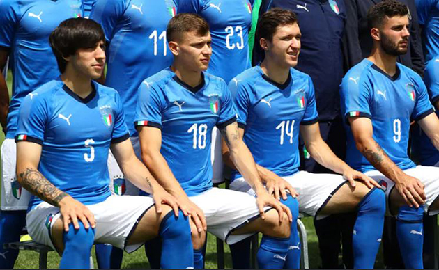 Ảnh: Dàn sao U21 Ý đẹp 'điên đảo' chụp ảnh trước giải - Bóng Đá
