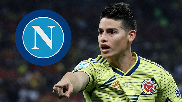 Napoli begin 'chess game' to bring James Rodriguez from Real Madrid - Bóng Đá