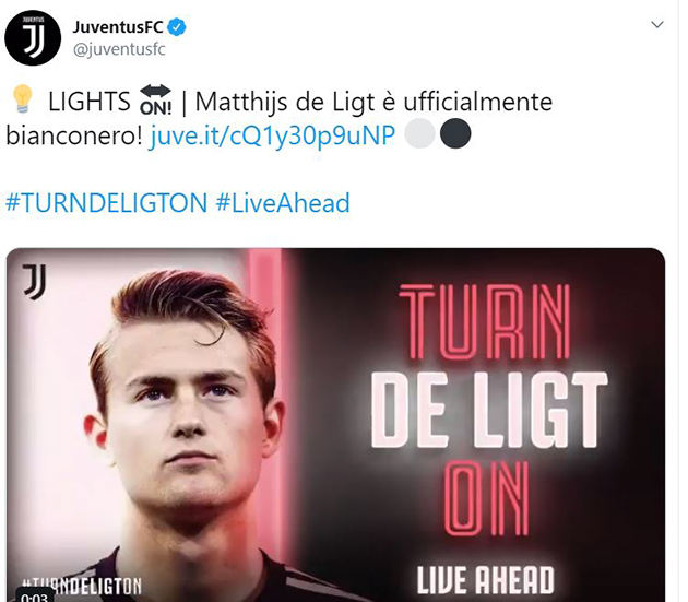 CHÍNH THỨC: De Ligt gia nhập Juventus - Bóng Đá
