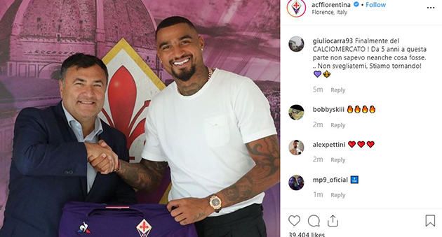 Official: Fiorentina sign Boateng - Bóng Đá