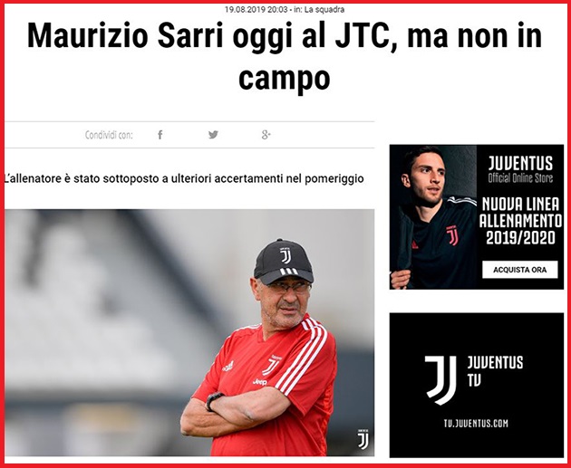 Vắng HLV Sarri, dàn sao Juventus vẫn miệt mài tập luyện - Bóng Đá