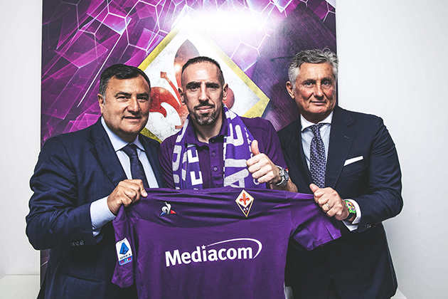 CHÍNH THỨC: Fiorentina công bố bản hợp đồng Franck Ribery - Bóng Đá