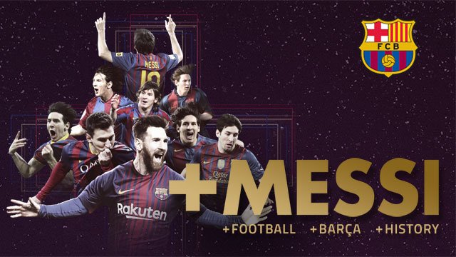 Chùm ảnh Messi gia hạn hợp đồng với Barca - Bóng Đá
