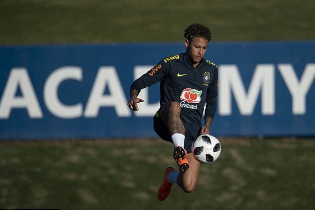 neymar tập luyện - Bóng Đá