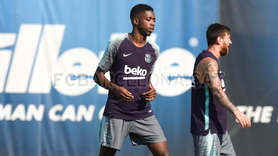 dembele tập luyện tại barca - Bóng Đá