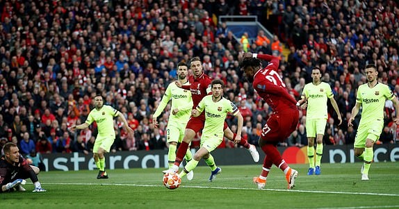 TRỰC TIẾP Liverpool 1-0 Barcelona: Origi mở tỷ số (H1) - Bóng Đá