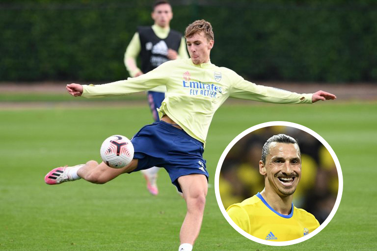 Mikel Arteta drafts 'new Zlatan Ibrahimovic' into Arsenal training ahead of Leeds clash - Bóng Đá