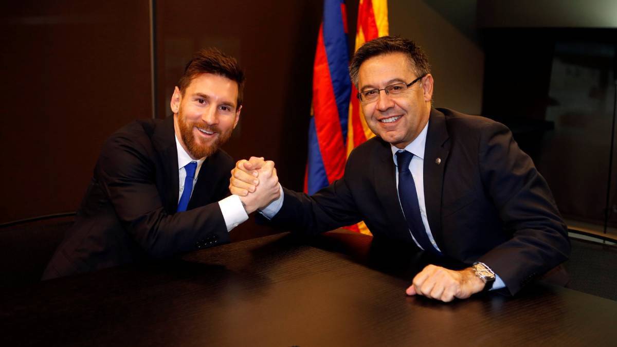 Former Barca chief Bartomeu denies leak of Messi's 555m contract - Bóng Đá