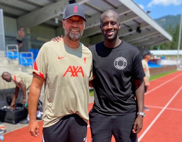 Yaya Toure praises Jurgen Klopp after watching Liverpool train in pre-season - Bóng Đá