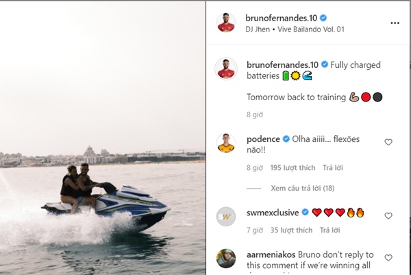 Bruno Fernandes sends message to Manchester United fans ahead of return to training - Bóng Đá