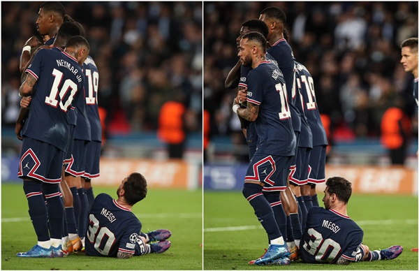 Rio Ferdinand shocked as PSG star lies down behind the wall - Bóng Đá