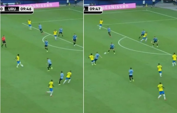 Man United’s Fred stuns fans with glorious assist for Neymar during Brazil 4-1 Uruguay - Bóng Đá
