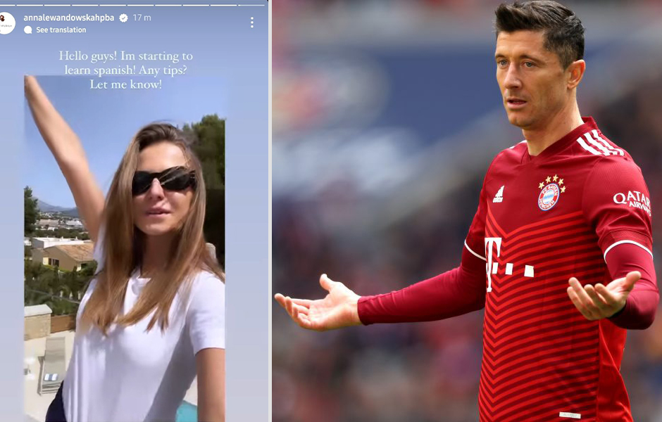Barca bound? Lewandowski’s wife drops cryptic message about ‘learning Spanish’ - Bóng Đá