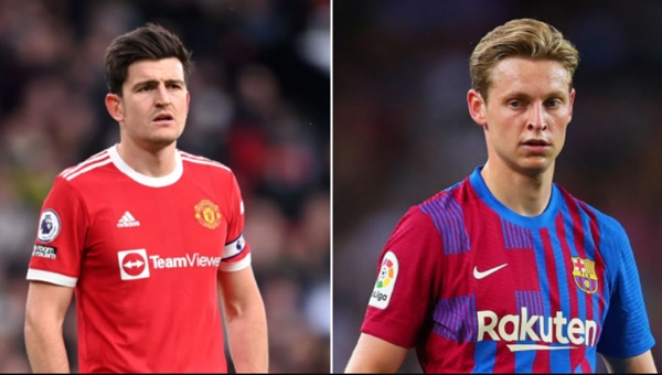 Manchester United reject Barcelona’s attempts to include Harry Maguire in swap deal for Frenkie de Jong - Bóng Đá