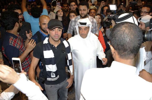 Xavi đã đến Qatar. Ảnh internet.