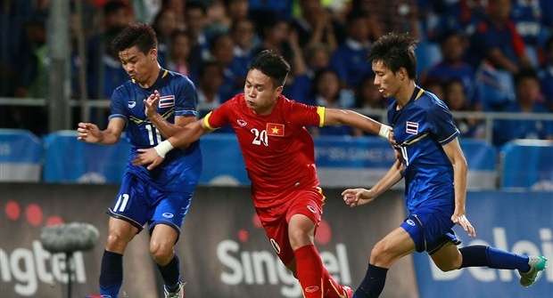 Xét một cách tổng thể, U23 Việt Nam thua trước người Thái trong trận đấu thủ tục như vậy lại là một điều... tốt. Ảnh:Quang Thắng.
