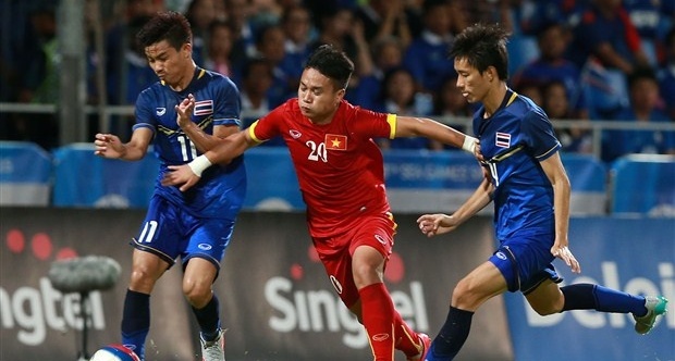 U23 Việt Nam đã có trận thua cần thiết trước U23 Thái Lan. Ảnh: Quang Thắng.