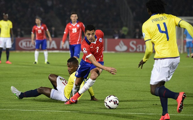 Dàn sao châu Âu giúp Chile khởi đầu Copa America ấn tượng