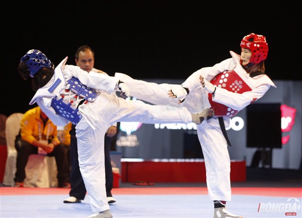 Hà Thị Nguyên đã giúp cho Taekwondo giành được tấm HCV cuối cùng tại SEA Games năm nay.