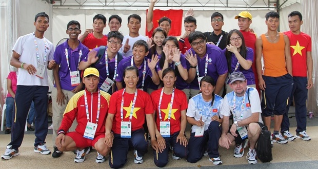 Đua thuyền Việt Nam khép lại một kỳ SEA Games thành công với 9 HCV. Ảnh: Đức Nam (từ Singapore).