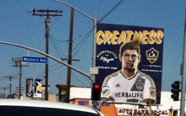 Hình ảnh Gerrard đã xuất hiện dù LA Galaxy chưa công bố. Ảnh: internet.