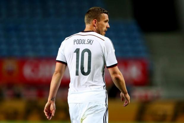 Podolski đã rời Arsenal. Ảnh: Internet.