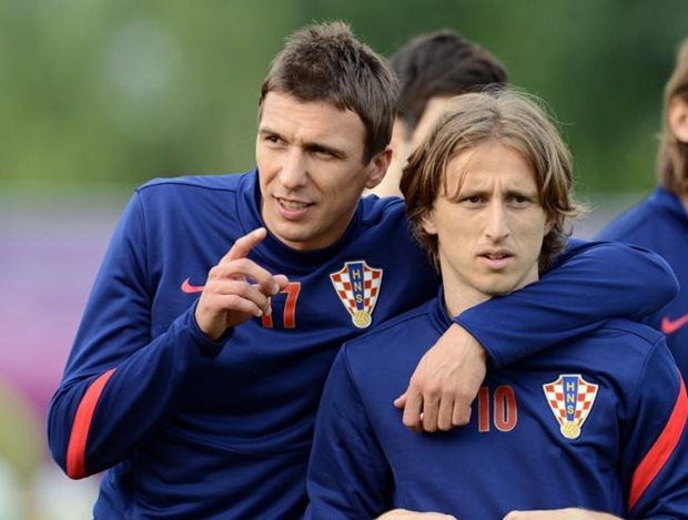 Mandzukic và Modric. Ảnh: Internet.