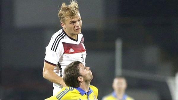 Geis trong màu áo đội tuyển U.21 Đức. Ảnh: Internet.