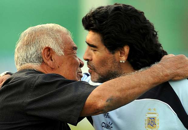 Cha Maradona đã qua đời ở tuổi 87. Ảnh: Internet.