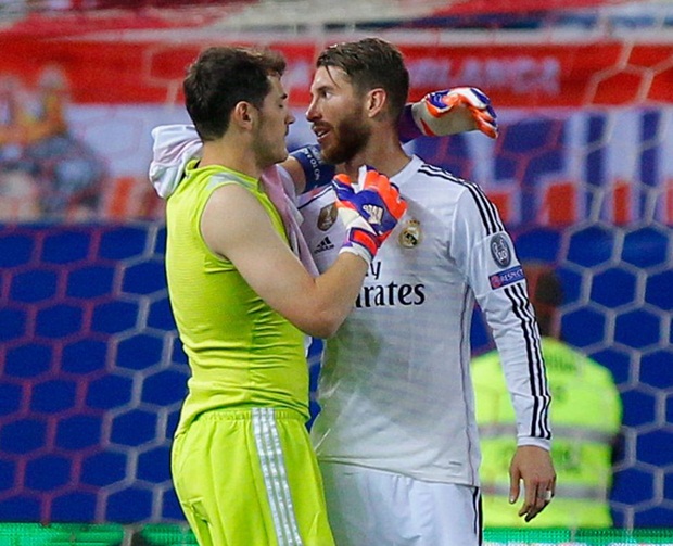 Quân số người TBN ở Real Madrid sẽ giảm xuống còn 8 người nếu Ramos và Casillas ra đi. Ảnh: Internet.