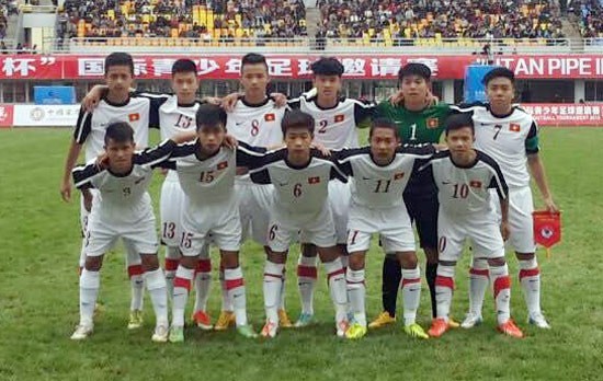 Đội tuyển U15 Việt Nam dự bóng đá giao hữu Nhật Bản-Mekong