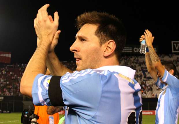 Messi trong màu áo tuyển Argentina. Ảnh: INternet.