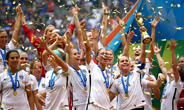 Đội tuyển nữ Mỹ đã vô địch World Cup sau khi thắng Nhật Bản. Ảnh: Internet.