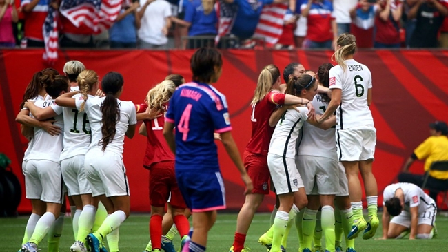 Thắng đậm Nhật Bản, tuyển nữ Mỹ lập hat-trick vô địch World Cup