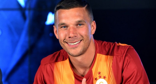 Lukas Podolski vừa gia nhập Galatasaray vào tuần trước. Ảnh: Internet.