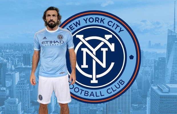 Andrea Pirlo đã chính thức gia nhập New York City của giải MLS. Ảnh: Internet.