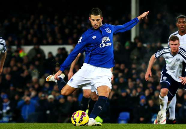 Kevin Mirallas hiện chỉ còn một năm hợp đồng với Everton. Ảnh: Internet.