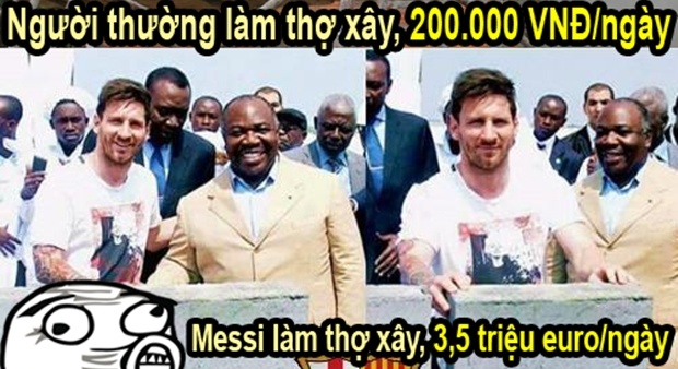 Messi thu về số tiền cực lớn sau chuyến đi chớp nhoáng tới Gabon.