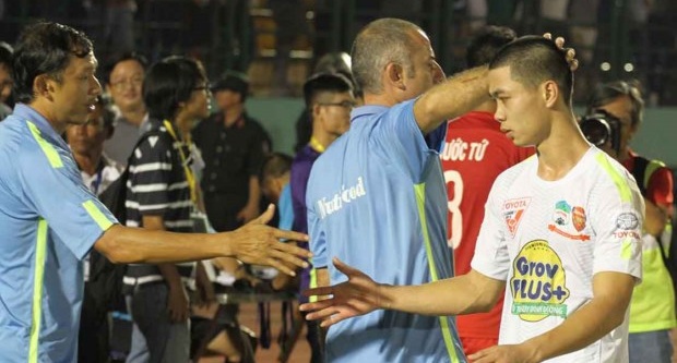 HAGL là CLB có độ tuổi trung bình trẻ nhất V-League 2015. Ảnh: Đình Viên.