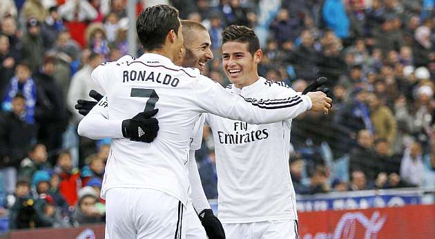 James và Benzema trở lại, Ronaldo mừng thầm. Ảnh: Internet.
