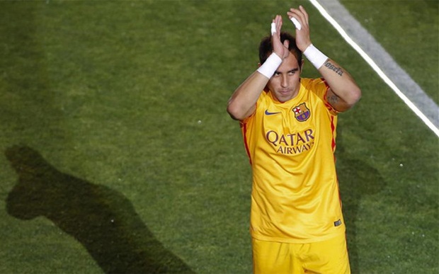 Thủ môn Claudio Bravo của Barcelona đang hướng tới kỷ lục giữ sạch lưới trong 1000 phút ở giải La Liga. Ảnh: Internet.