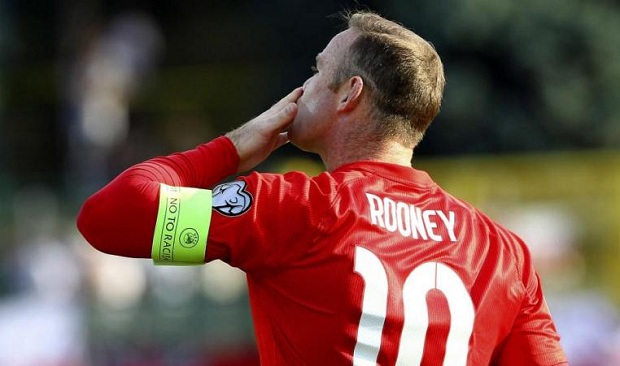 Rooney ghi bàn trước San Marino. Ảnh: Internet.
