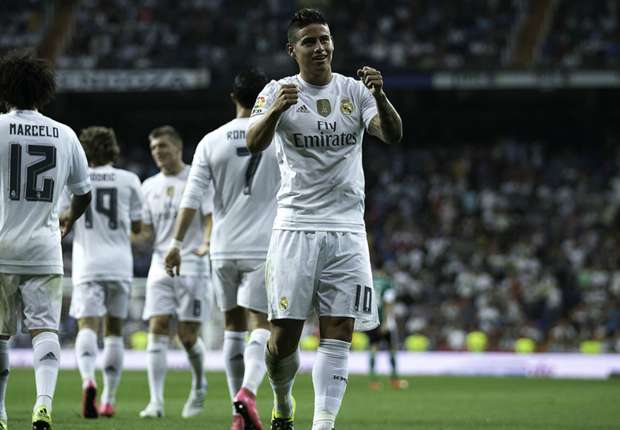 James Rodriguez không sợ mất suất đá chính tại Real Madrid. Ảnh: Internet.