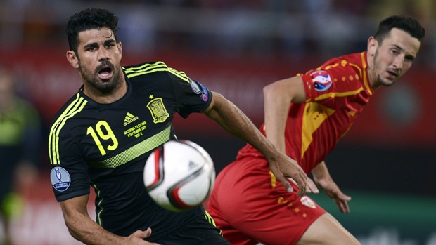 Costa tiếp tục thể hiện phong độ tồi tệ trong màu áo đội tuyển quốc gia. Ảnh: Internet