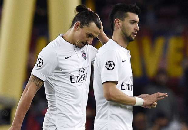Zlatan Ibrahimovic và tiền vệ Javier Pastore sẽ vắng mặt trong trận đấu cuối tuần này. Ảnh: Internet.