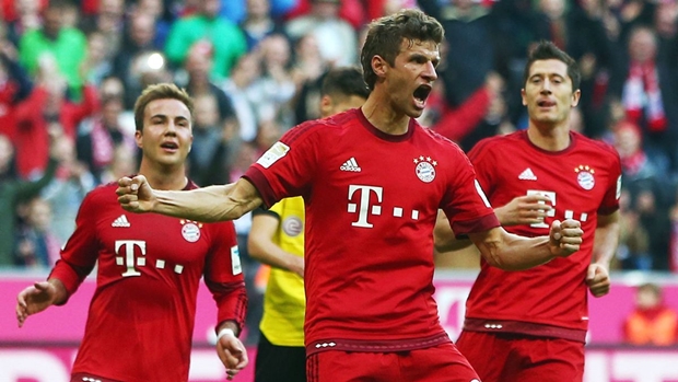 Bayern Munich quá mạnh so với Dortmund. Ảnh: Internet.