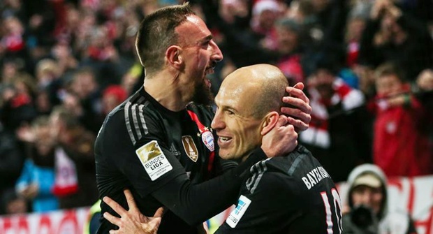 Robben và Ribery rất gần ngày trở lại sau chấn thương. Ảnh: Internet.